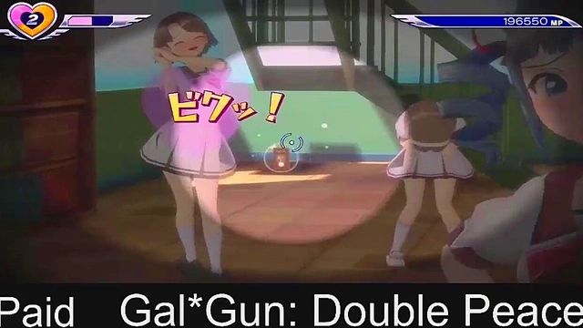 Horny Anime Girls from Gal*Gun Get Shot Full of Cum in Steamy Action