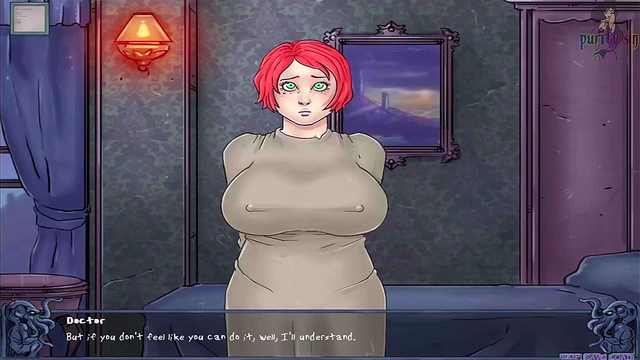 Redhead Doctor Eloise Trains Submissive Patient With Big Boob Action