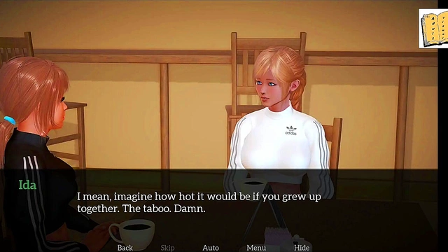 Horny Step-Sister Seduces Her New Brother-In-Law In Ecchi Cartoon Adventure