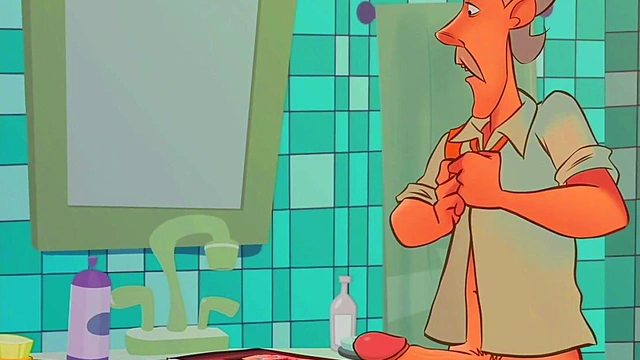 Hentai Toon Girls Surprise Guy With Bathroom Handjob & Blowjob Fun