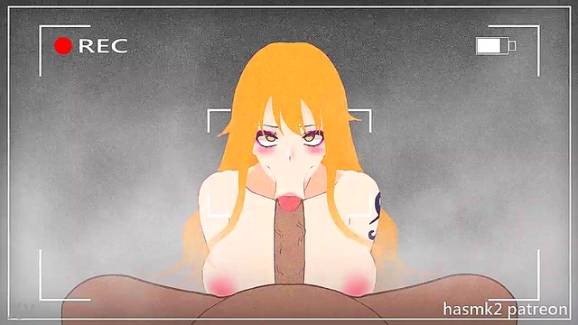 Nami's Anime Blowjob Fantasy – One Piece Hentai Seduction