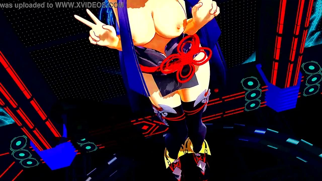 Sexy MMD Anime Girl Dances Seductively For Your Pleasure