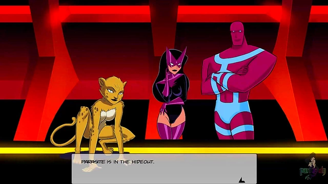 Cheshire & Artemis Toy With Desire – Lesbian Playtime in DC Comics Style Cosplay