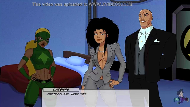 Cheshire & Artemis Toy With Desire – Lesbian Playtime in DC Comics Style Cosplay