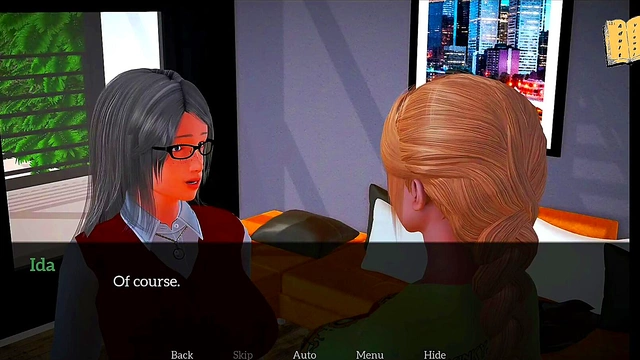 Blonde Hentai Babe With Big Tits Gets Fucked At Home By New Stepdad