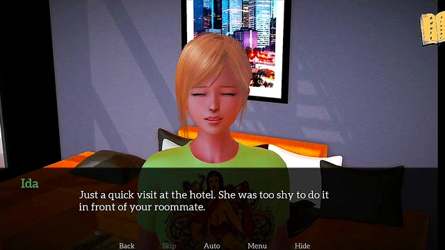 Blonde Hentai Babe With Big Tits Gets Fucked At Home By New Stepdad