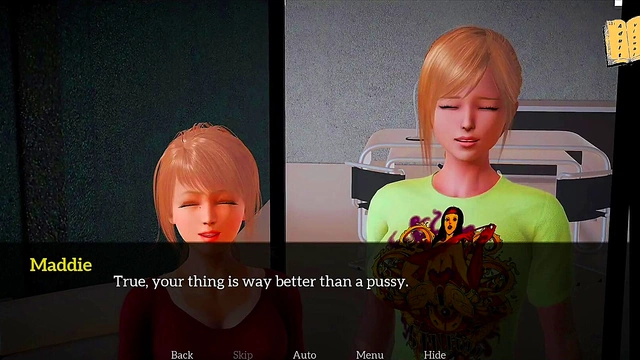 Blonde Hentai Babe With Big Tits Gets Fucked At Home By New Stepdad