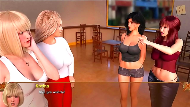 Teen Karina Seduces Her Freeloading Family With Erotic Cartoon Action