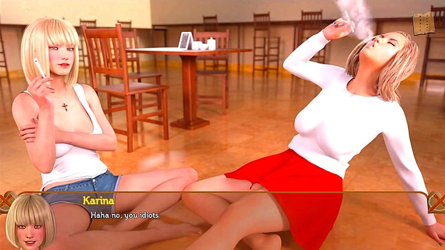 Teen Karina Seduces Her Freeloading Family With Erotic Cartoon Action