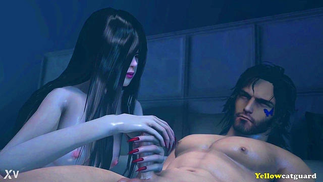 Halloween Ghost Haunts Vella in 3D Hentai Source Filmmaker Action