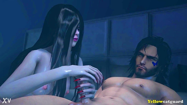 Halloween Ghost Haunts Vella in 3D Hentai Source Filmmaker Action