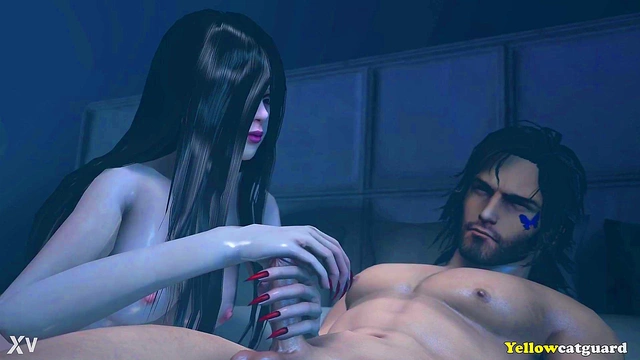 Halloween Ghost Haunts Vella in 3D Hentai Source Filmmaker Action