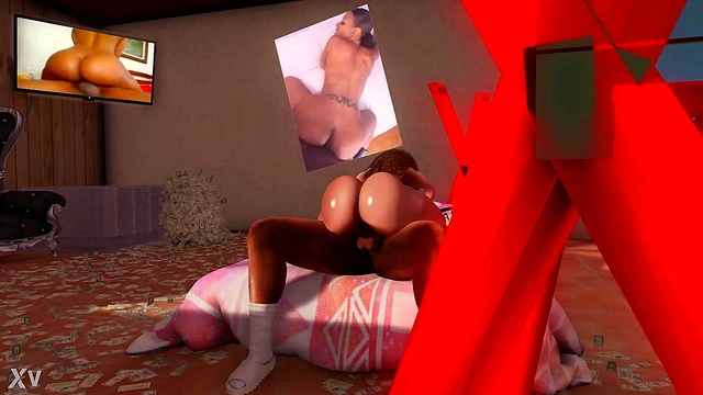 Interracial 3D Hentai Chick With Big Tits And Ass Rides BBC In Bedroom Fantasies