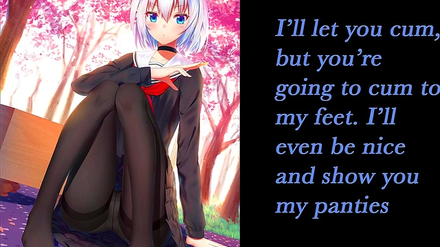 Ginko Sora Teases Feet in Pantyhose for JOI Jerk-Off Instructions & CEI Fantasy