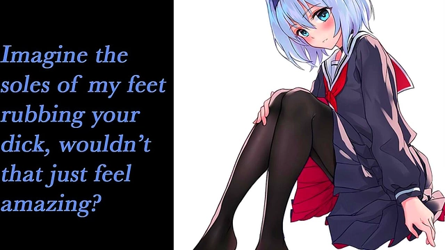 Ginko Sora Teases Feet in Pantyhose for JOI Jerk-Off Instructions & CEI Fantasy