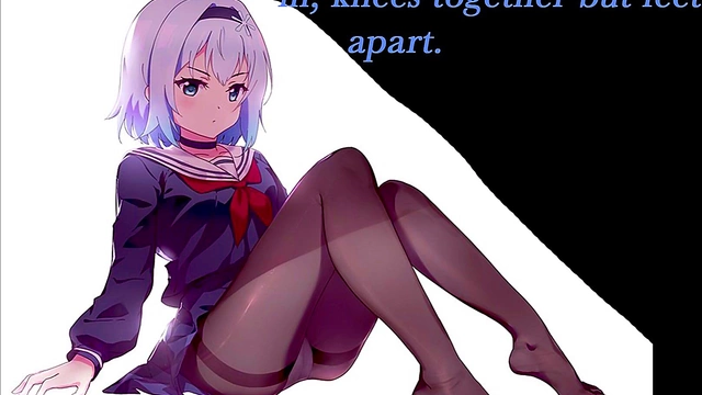 Ginko Sora Teases Feet in Pantyhose for JOI Jerk-Off Instructions & CEI Fantasy