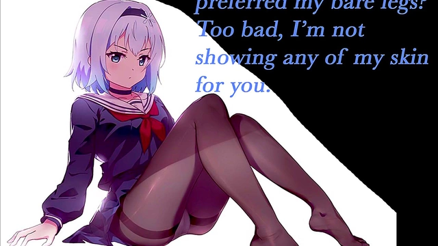 Ginko Sora Teases Feet in Pantyhose for JOI Jerk-Off Instructions & CEI Fantasy