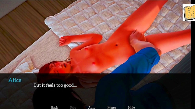 Redheaded Step-Sister’s Erotic Cartoon Adventure – Pussy Licking & Orgasm Gameplay