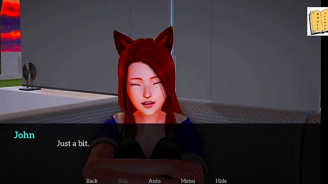 Redheaded Step-Sister’s Erotic Cartoon Adventure – Pussy Licking & Orgasm Gameplay