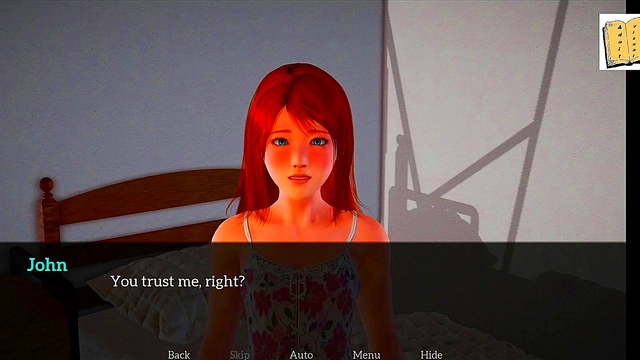 Redheaded Step-Sister’s Erotic Cartoon Adventure – Pussy Licking & Orgasm Gameplay