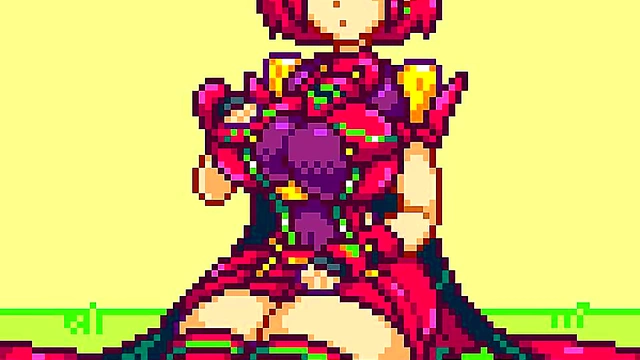 Horny Xenoblade's Pyra Craves Dick in POV Cowgirl for Big-Ass Creampie