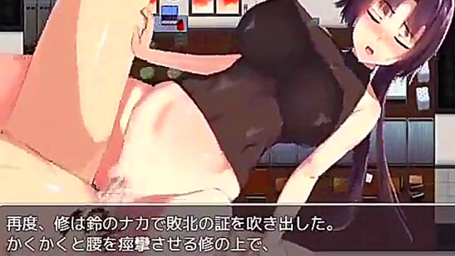 Horny Hentai Couple Engage in Steamy Battle Sex Session