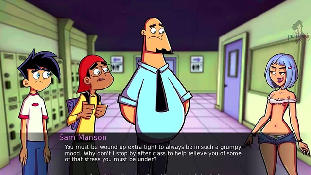 Hot Gothic Danny Phantom Masturbates in Amity Park for Your Pleasure