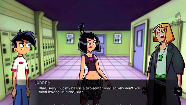 Hot Gothic Danny Phantom Masturbates in Amity Park for Your Pleasure