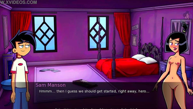 Hot Gothic Danny Phantom Masturbates in Amity Park for Your Pleasure