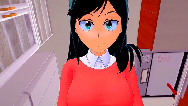 Katsuki Bakugo Pleases Slim Inko Midoriya With Passionate 3D Hentai Action