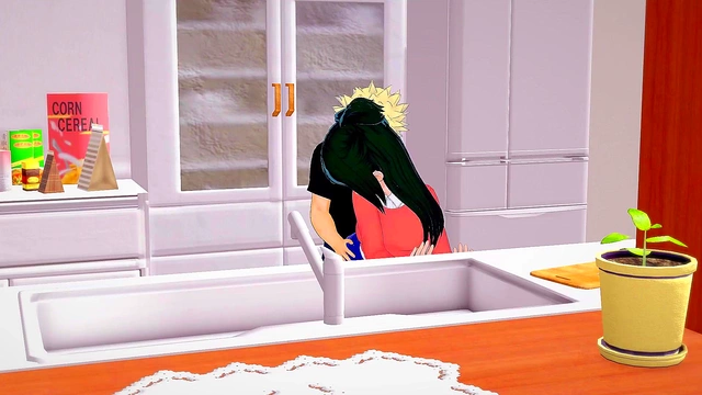 Katsuki Bakugo Pleases Slim Inko Midoriya With Passionate 3D Hentai Action