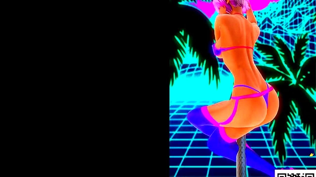 Hot Retro Stripper Amber Lynn Dances Seductively With Big Tits & Sexy Ass