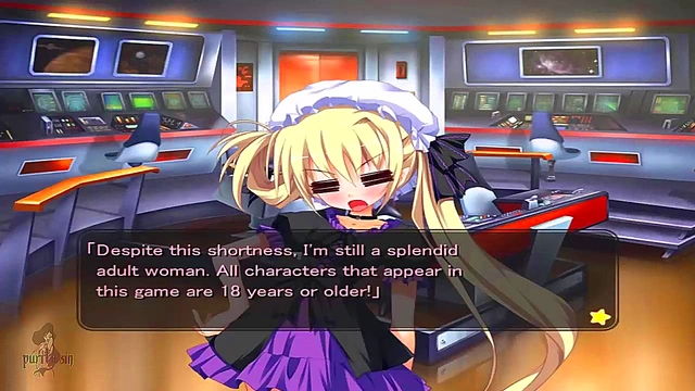 Blonde Anime GF Turns into Horny President for Alien Sex Games