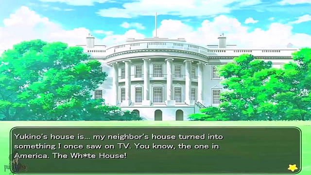 Blonde Anime GF Turns into Horny President for Alien Sex Games