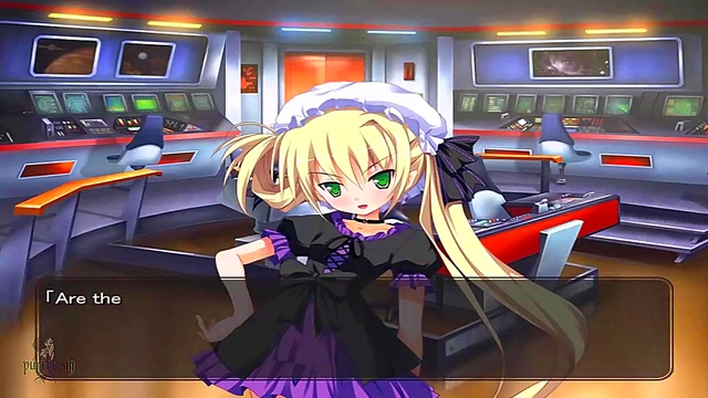 Blonde Anime GF Turns into Horny President for Alien Sex Games