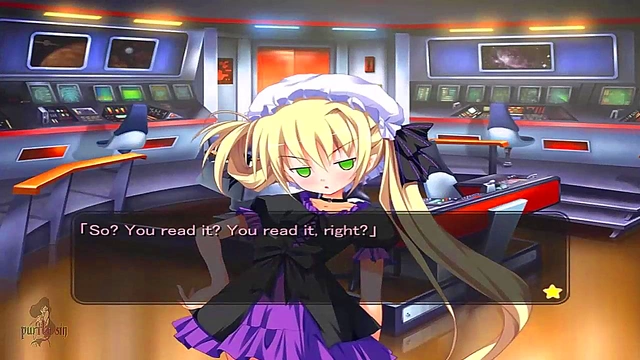 Blonde Anime GF Turns into Horny President for Alien Sex Games