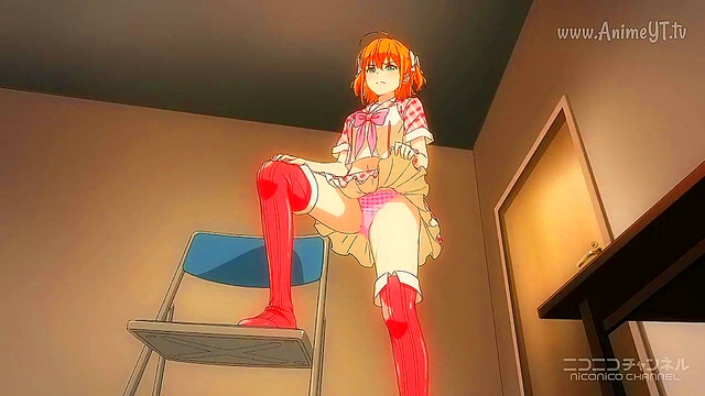 Hentai Anime Babe Teases in Sexy Panties for naughty Fun