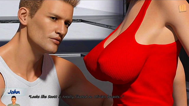 Scott Seduces Hot Blonde Olivia In Big City Ecchi Adventure