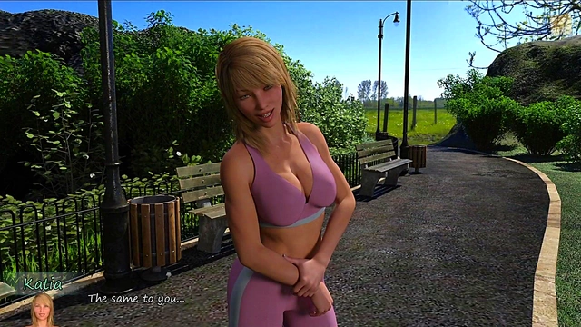 Scott Seduces Hot Blonde Olivia In Big City Ecchi Adventure