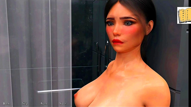 Big-Ass Brunette Takes Charge In Erotic 3D Hentai Visual Novel Adventure