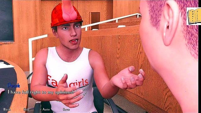 Big-Ass Brunette Takes Charge In Erotic 3D Hentai Visual Novel Adventure