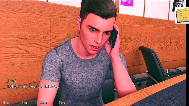 Big-Ass Brunette Takes Charge In Erotic 3D Hentai Visual Novel Adventure