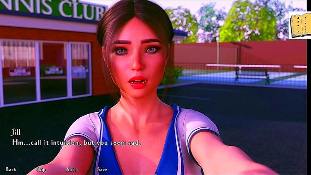 Big-Ass Brunette Takes Charge In Erotic 3D Hentai Visual Novel Adventure