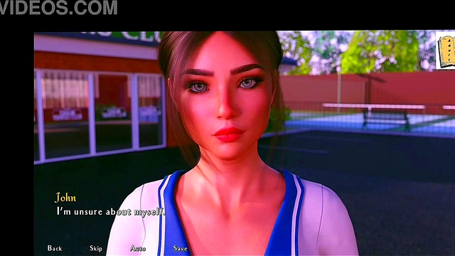 Big-Ass Brunette Takes Charge In Erotic 3D Hentai Visual Novel Adventure