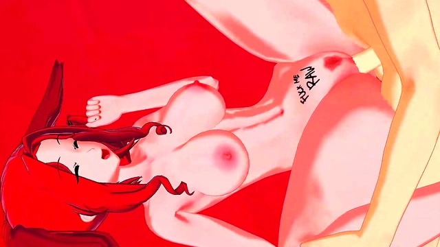 Naofumi Roughly Fucks Malty Doggystyle Until He Cums Inside Her Hot Redhead Body