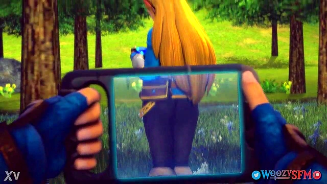 Cute Zelda Reveals All With X-Ray Magic In Sultry SFM Adventure