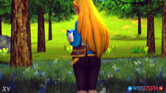 Cute Zelda Reveals All With X-Ray Magic In Sultry SFM Adventure