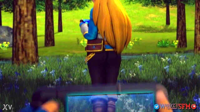 Cute Zelda Reveals All With X-Ray Magic In Sultry SFM Adventure