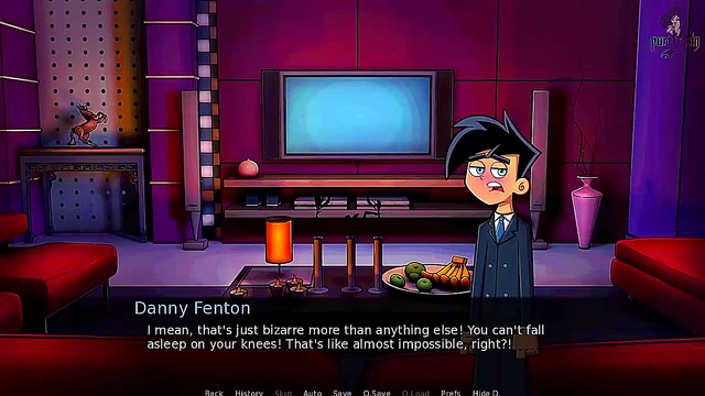 Goth Sam Gives Danny Hot Handjob & Facial Cumshot in Anime Fantasy