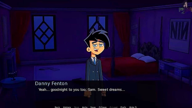 Goth Sam Gives Danny Hot Handjob & Facial Cumshot in Anime Fantasy